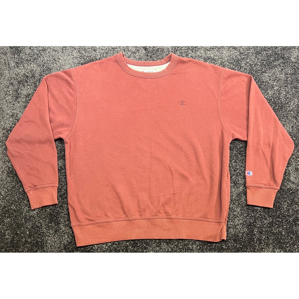 Champion Authentic Athleticwear Mens‎ XL Crewneck Sweatshirt Red Maroon